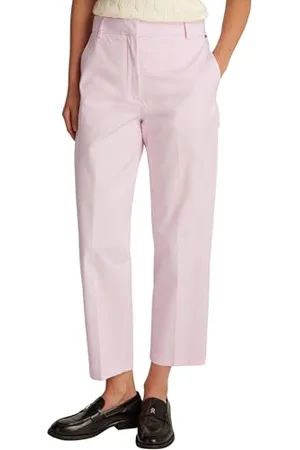 Tommy Hilfiger Damen Chino Hose Slim Fit, Rosa (Light Pink), 42