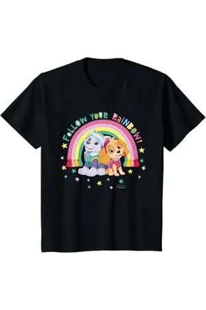 Paw Patrol Kinder - Everest Skye Follow your rainbow T-Shirt