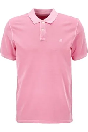Marc O’ Polo Marc OߴPolo Herren Kurzarm-Poloshirt aus Bio-Baumwolle Regular Fit, Rosa (Scandi Rose), XXL