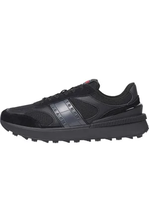 Tommy Hilfiger Herren TJM Technical Runner ESS EM0EM01537 Niedriges Oberteil, Black (Black), 43 EU