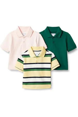 Amazon Jungen Poloshirt aus Baumwoll-Stretch, 3er-Pack, , 2 Jahre