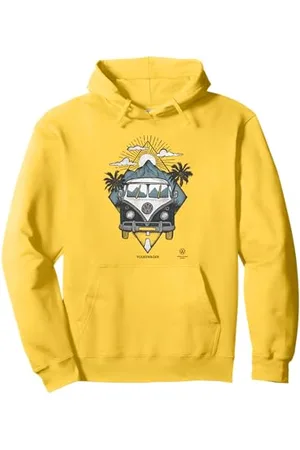 Volkswagen Typ 2 T1 Campervan Mountain Holiday Adventure Pullover Hoodie