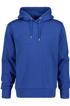 GANT Herren REG Tonal Shield Hoodie Kapuzenpullover, , 60