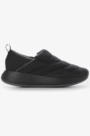 Reebok Unisex DMX Comfort + Slip ON Winter Sneaker, Black/Grey 6/Grey 3, 38.5 EU