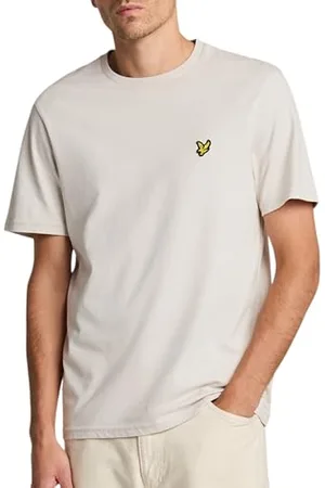 Lyle & Scott T-Shirt Herren | mit Rundhals-Ausschnitt und kurzen Ärmeln | mit goldenem Adler-Logo auf der Brust | XS - XXL
