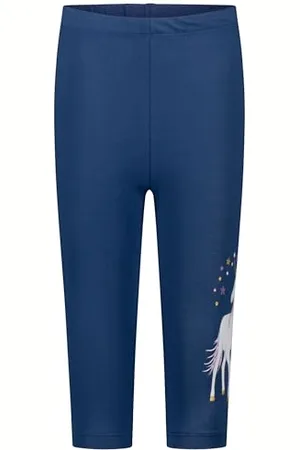 Salt & Pepper BY KIDS PARK Mädchen Capri mit Einhorn Glitterprint aus S.Jersey Leggings, , 140