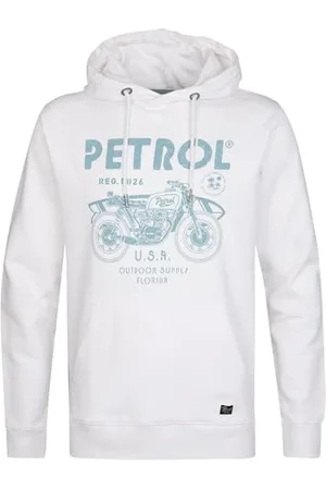 Petrol Industries Unisex Men Hooded Print Sweater, , XL