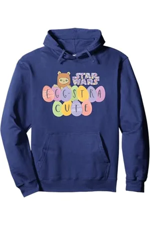 STAR WARS Easter Ewok Egg-Stra Cute Pastel Color Big Logo Pullover Hoodie