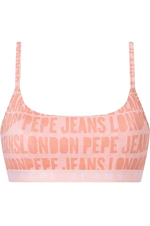 Pepe Jeans Damen Allover Logo STR Brlt Bra, , XL