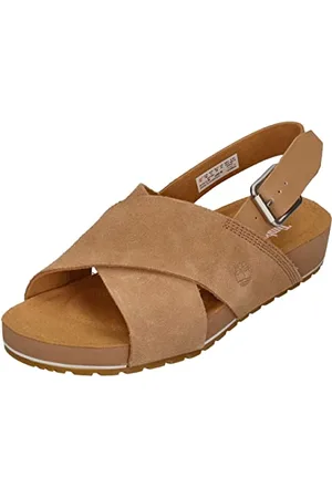 Timberland Damen Malibu Waves Basic Sandal, beige, 37.5 EU