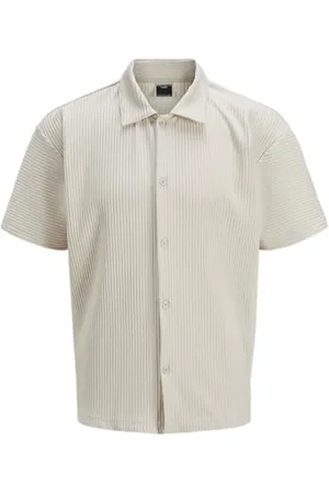 JACK & JONES Jcointerlude Plisse Shirt Ss