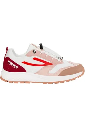 Viking Century WP SL Walking Shoe, Eggshell/Red, 37 EU