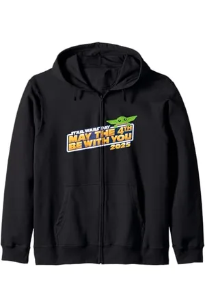 STAR WARS Day: May the 4th Be With You 2025 Grogu Logo Kapuzenjacke