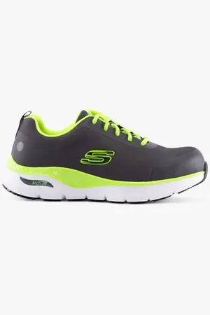 Skechers Herren Arch FIT SR RINGSTAP Sneaker, Holzkohle, 48.5 EU