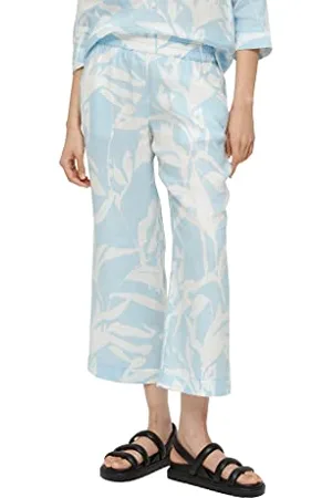 QS by s.Oliver Hose Wide Leg,40,Blau