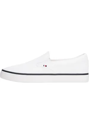 Tommy Hilfiger Herren Th Hi Vulc Core Ii Slipon Fm0fm05514 Low Top, White (White), 41 EU