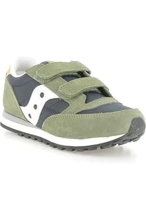 Saucony Jazz Original Sneaker, Olive/Navy/Gold, 43 EU