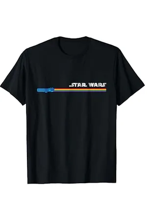STAR WARS Logo Rainbow Lightsaber T-Shirt