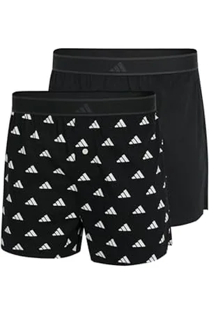 adidas Herren Boxershorts 2er Pack Boxer (2PK) -Active Woven Unterwäsche, , S