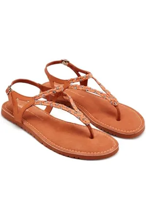 Gioseppo Damen Limington Flache Sandale, Rostrot (Teja), 40 EU