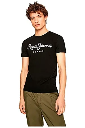 Pepe Jeans Herren Original Stretch N T Shirt, 999schwarz, M EU