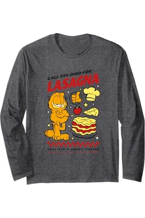 Garfield Lasagne Katze Langarmshirt
