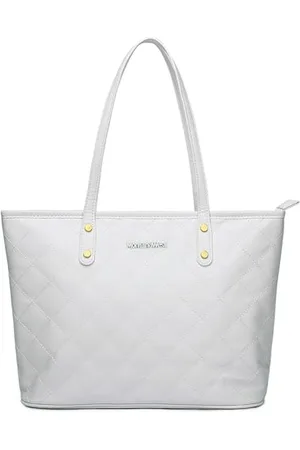 Montana West Gesteppte Handtasche für Frauen Tote Geldbörse Schultertasche Große Mode Hobo Geldbörse, Weiß gesteppt, Large