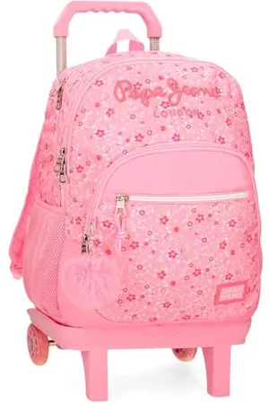 Pepe Jeans Alenka Rucksack Doppelfach mit Trolley 39,6 cm (15,6 Zoll), , 32 x 44 x 22 cm, Polyester, 24,68 l, von Joumma Bags, , Talla única, Rucksack mit Doppelfach und Trolley