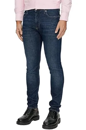 Tommy Hilfiger Herren Jeans Hose Slim Fit, Rot (Benton Blue), 31W/32L