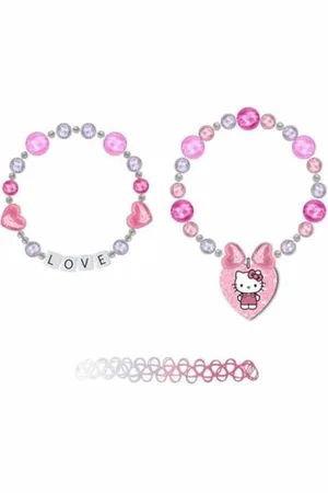 Hello Kitty Armband für Mädchen Fuchsia, 3-teilig, Marke EAN: 8445484471489