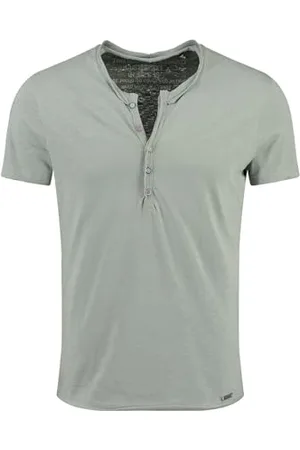 Key Largo Men T-Shirt MT Lemonade Button