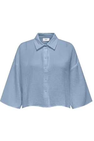 JDY Theis Life 3/4 Crop Shirt WVN Noos