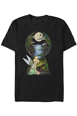 Disney Unisex Peter Pan Keyhole Organic Short Sleeve T-shirt, , XL