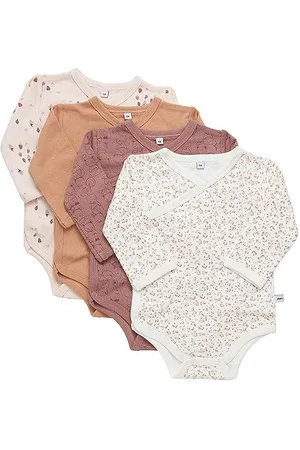 Pippi Unisex Baby Body Wrap AO-printed (4-pack) Formender Body, , 80