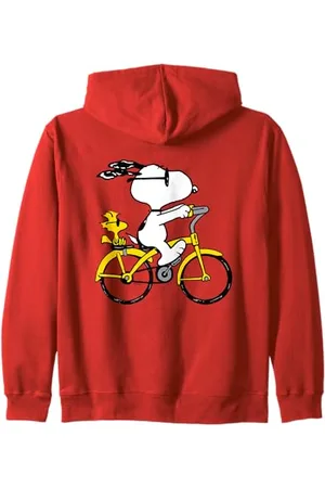 Peanuts Snoopy & Woodstock Reitrad Kapuzenjacke