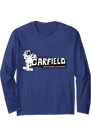 Garfield Coolcat Fluent in Sarcasm Langarmshirt