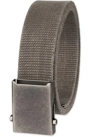 Columbia Uni-Erwachsene Military Web Belt-Adjustable One Size Cotton Strap and Metal Plaque Buckle Gürtel