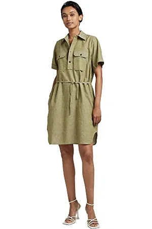 G-Star RAW Damen Millery Pockets Kleid, , L