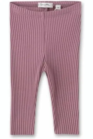 Sanetta Baby - Mädchen 11785 Mädchen-Leggings | Hochwertige Und Elastische Leggings Aus Bio-Baumwolle Für Mit Bund Rippe Kinder Bekleidung, , 56 EU