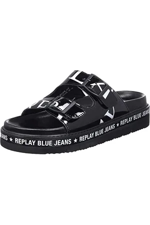 Replay Damen Muddy PATENT Hausschuh, , 39 EU