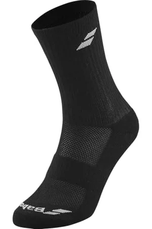 Babolat 3er-Pack Lange Socken 31/34, , Verstärkungen an der Fußspitze und unter der Sohle, Stützband unter dem Fußgewölbe, Belüftungszonen für optimale Atmungsaktivität.