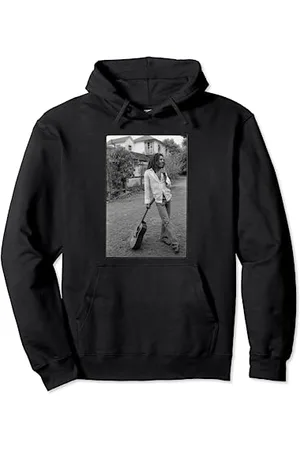 Bob Marley X David Burnett Gitarren-Foto, / Weiß Pullover Hoodie