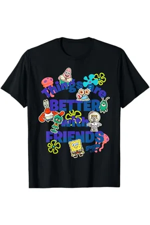 Spongebob Sponge On The Run Things Are Better With Friends Group T-Shirt