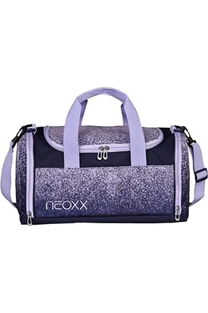 NEOXX Champ Sporttasche Glitterally Perfect - Tasche aus recycelten PET-Flaschen - geräumiges Hauptfach - ideal für Sport und Schule - für Mädchen