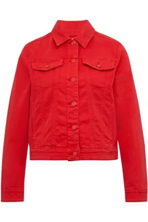 QS by s.Oliver Elastische Jeansjacke mit seitlichen Eingrifftaschen 40