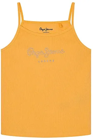 Pepe Jeans Mädchen T-Shirt Anastasia, Gelb (Shine), 18 Jahre