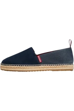 Tommy Hilfiger Herren Espadrilles Flex Mix aus Wildleder, Blau (Desert Sky), 42