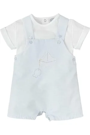 BABIDU Unisex Baby Conjunto Bebé Con Peto Y Camiseta, Algodón 100% Set mit Latzhose, , 3 Jahre