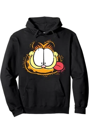 Garfield Charakter Gesicht Katze Pullover Hoodie
