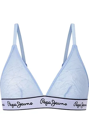 Pepe Jeans Damen Mesh A Bra, Durchsichtig, , L